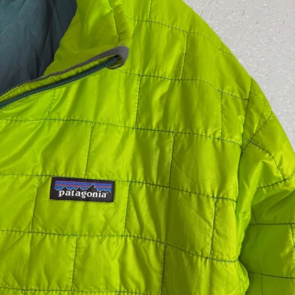 Patagonia Nano Puff Jacket, Bright Green L - Gorpcore, Quilted, Outdoor, Classic - Picture 3 of 13